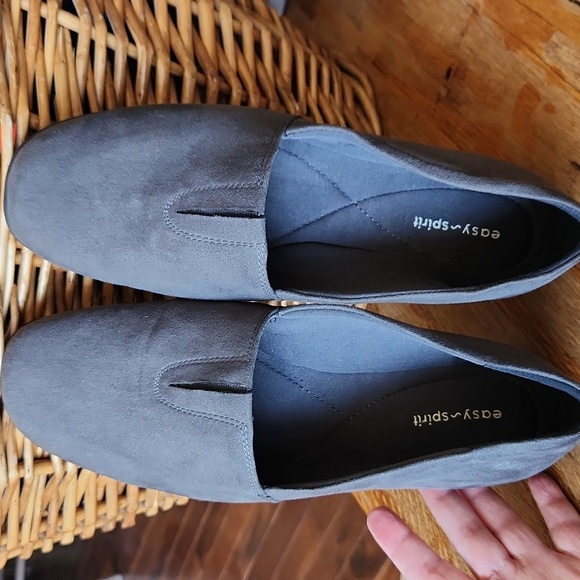 Easy Spirit Searlie2 Gray Slip On Casual Sneaker Loafer Shoes Women's 10 Wide - Picture 4 of 12